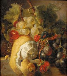 Manner of Cornelis de Heem (Flemish, 1631-1695) Still Life with Fruit